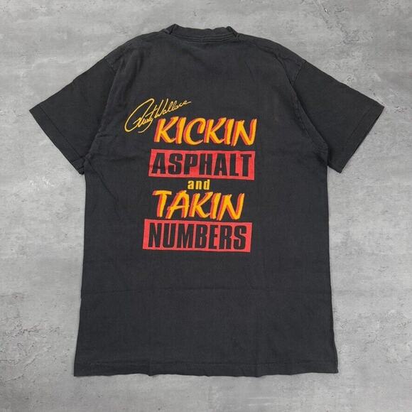 Vintage Single Stitch Rusty Wallace Miller Draft Beer Racing T Shirt - Picture 4 of 5